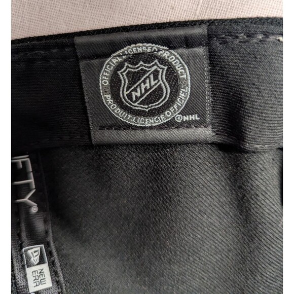 New Era NHL Anaheim Ducks Black Fitted Hat Cap Size 8 59Fifty New No Tags Gift - Picture 8 of 10